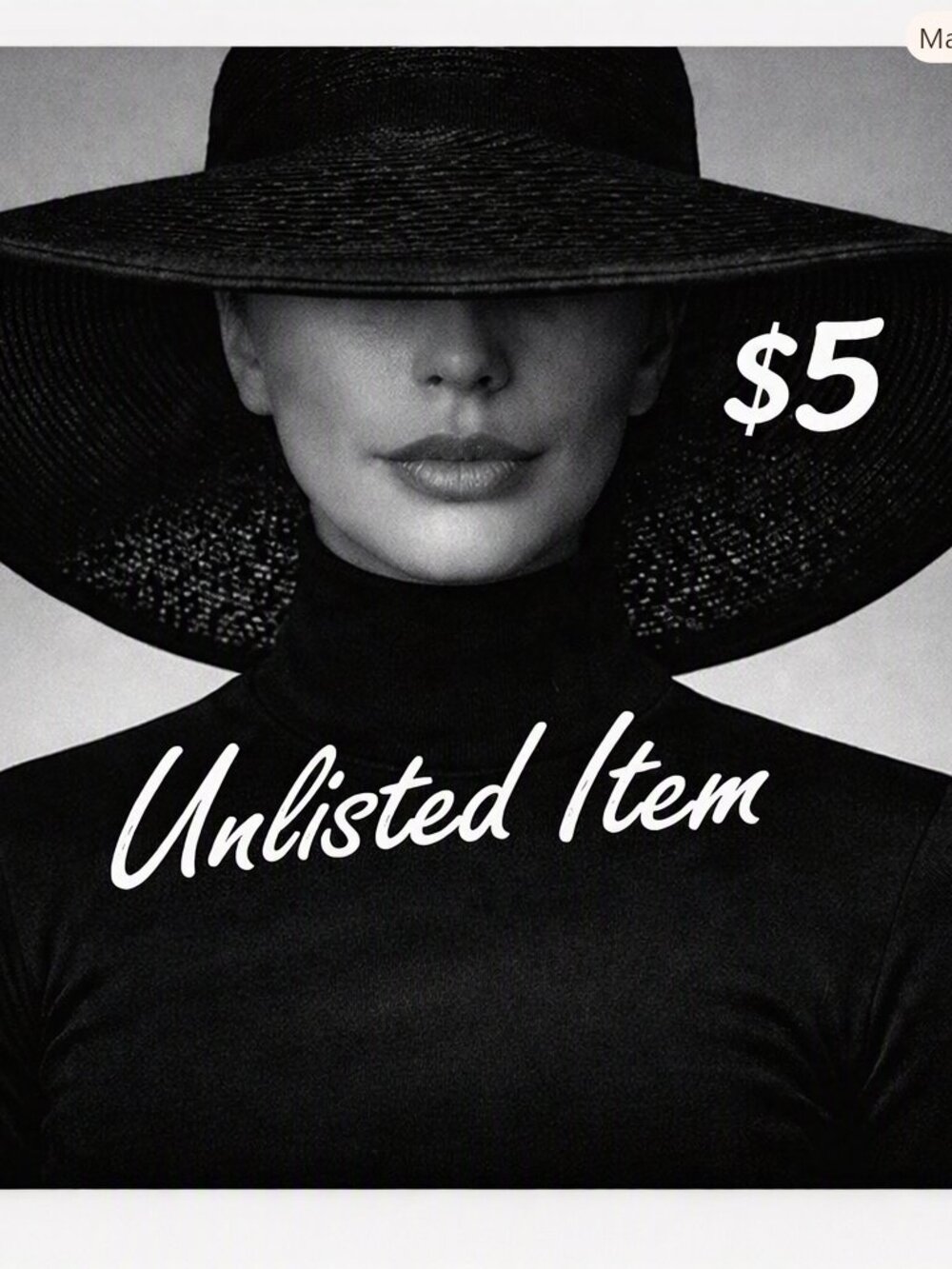 UNLISTED ITEM $5